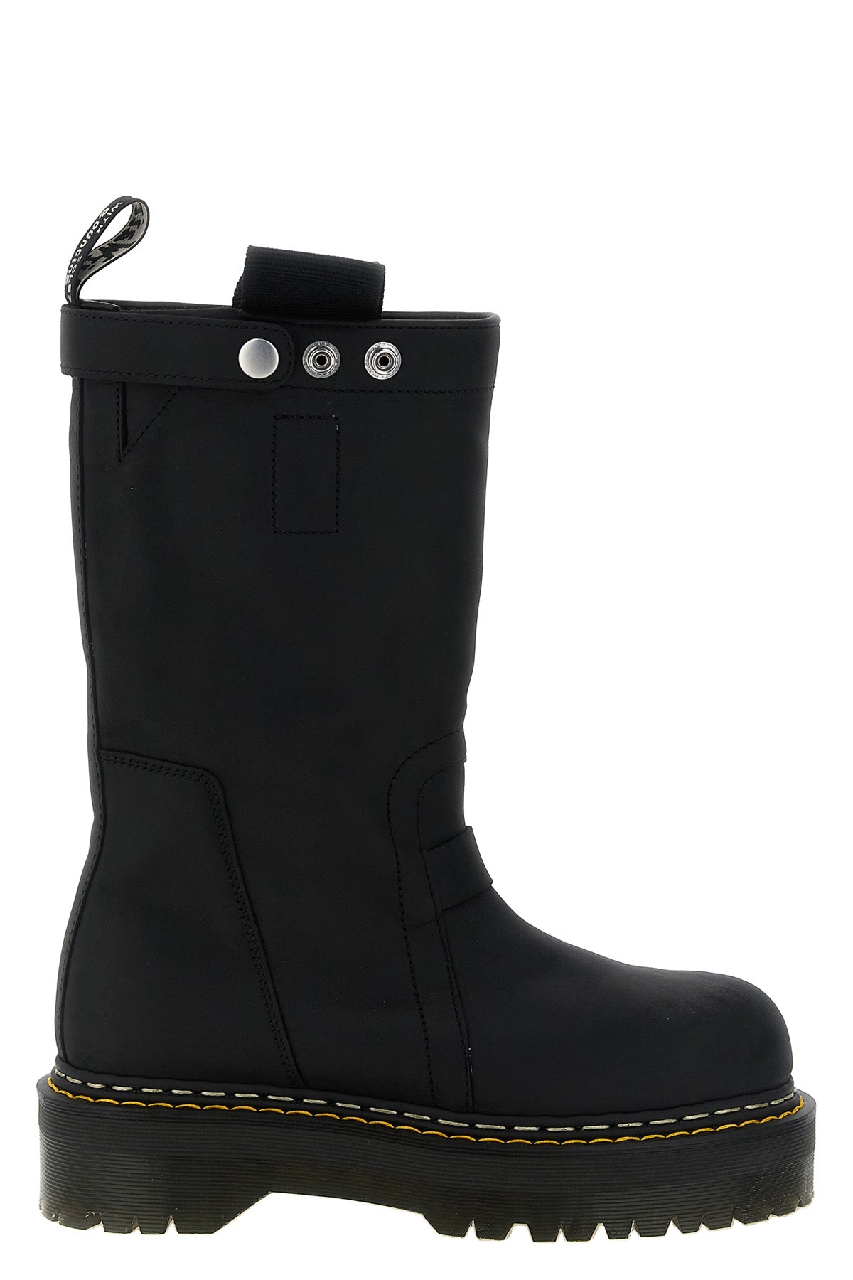 the rick owens quad sole pull on boots