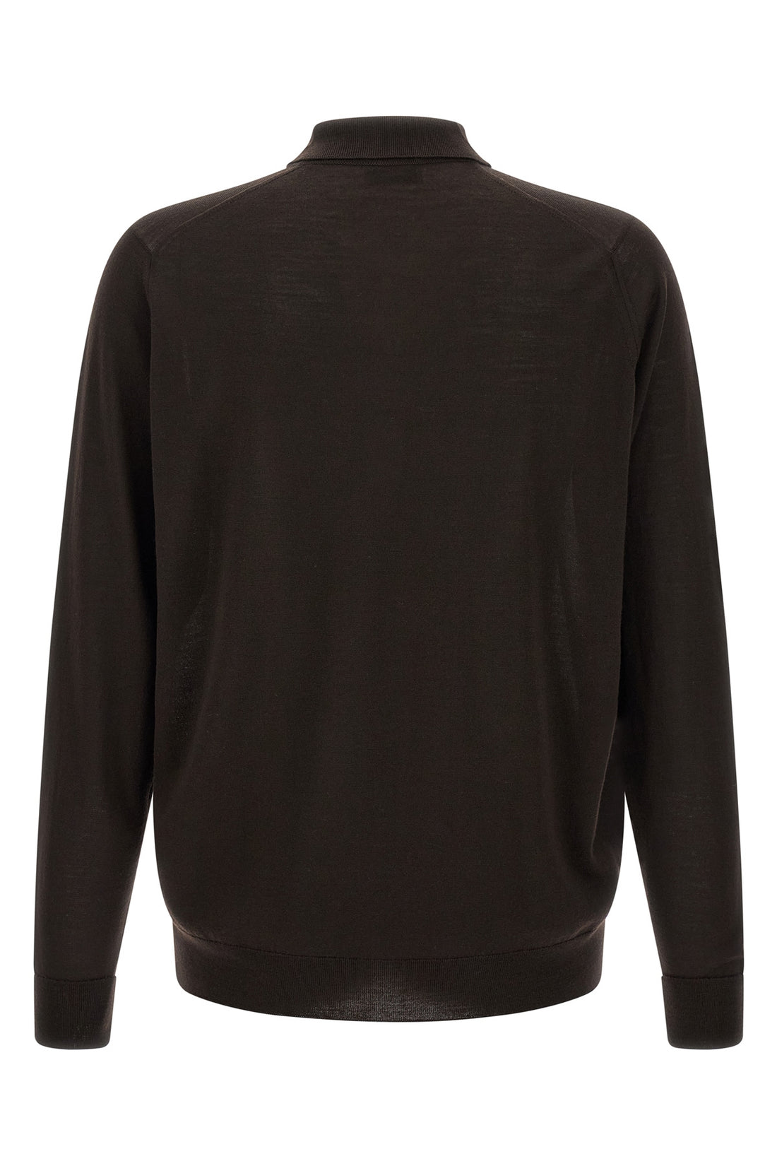 JOHN SMEDLEY L the john smedley dorset long-sleeved polo shirt
