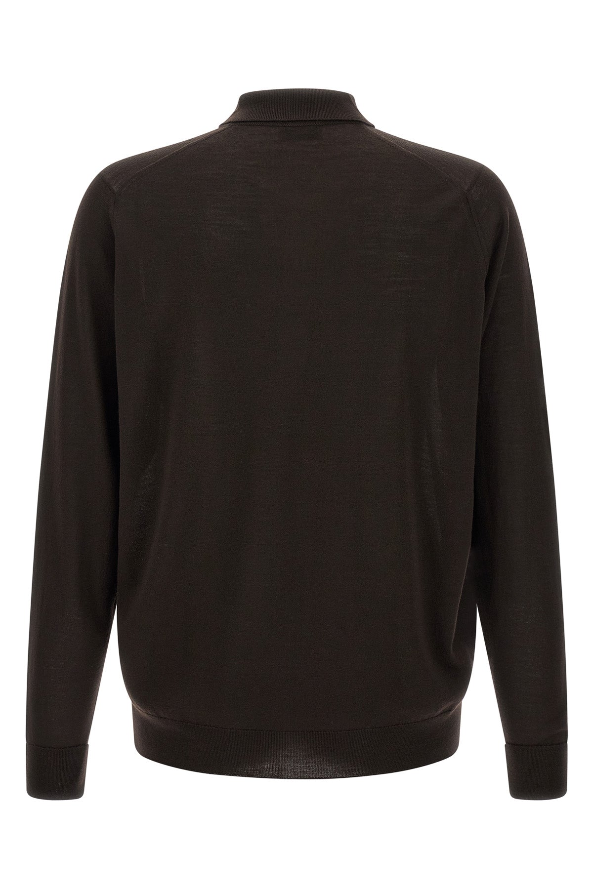 the john smedley dorset long-sleeved polo shirt