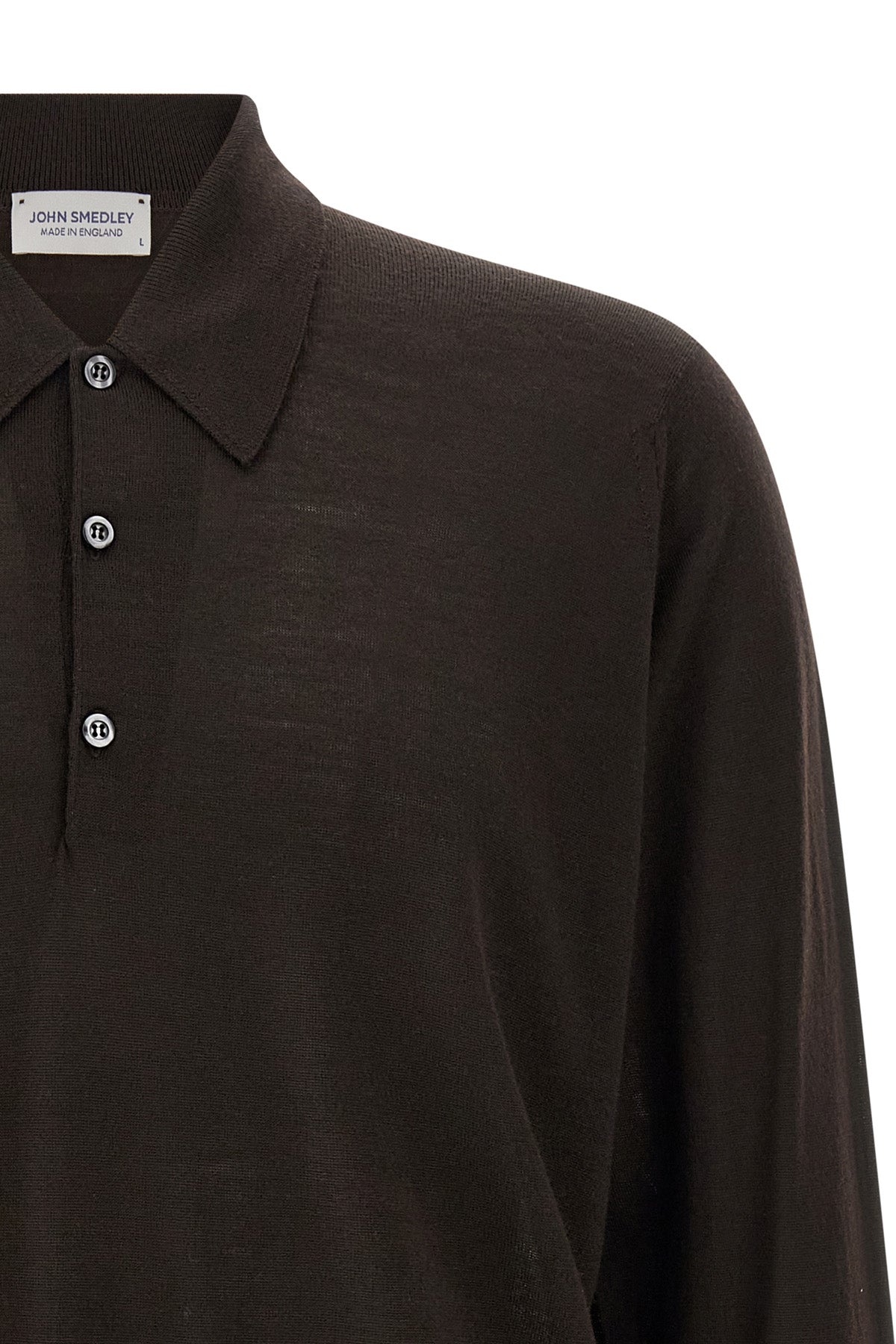 the john smedley dorset long-sleeved polo shirt