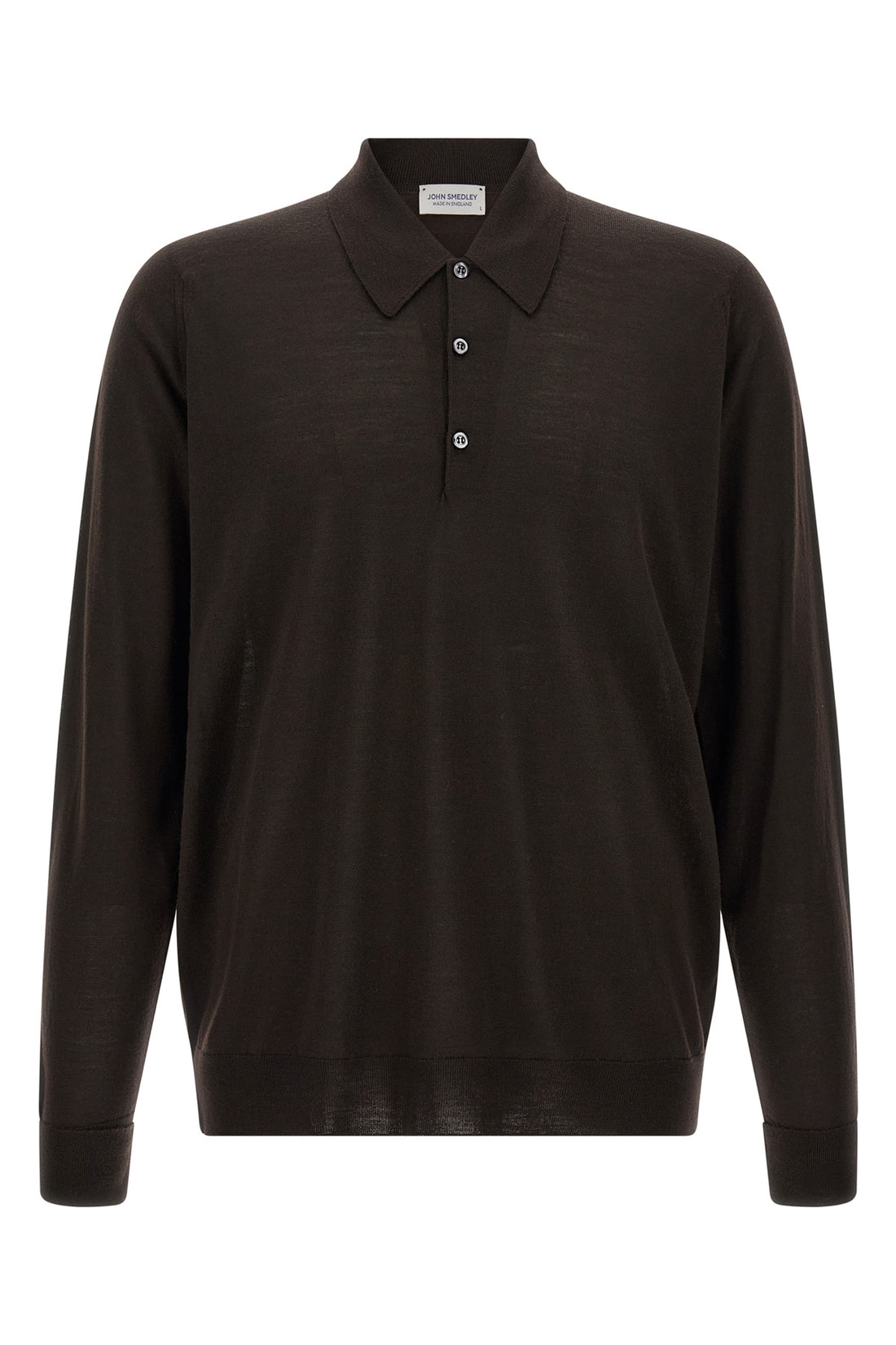 JOHN SMEDLEY L the john smedley dorset long-sleeved polo shirt
