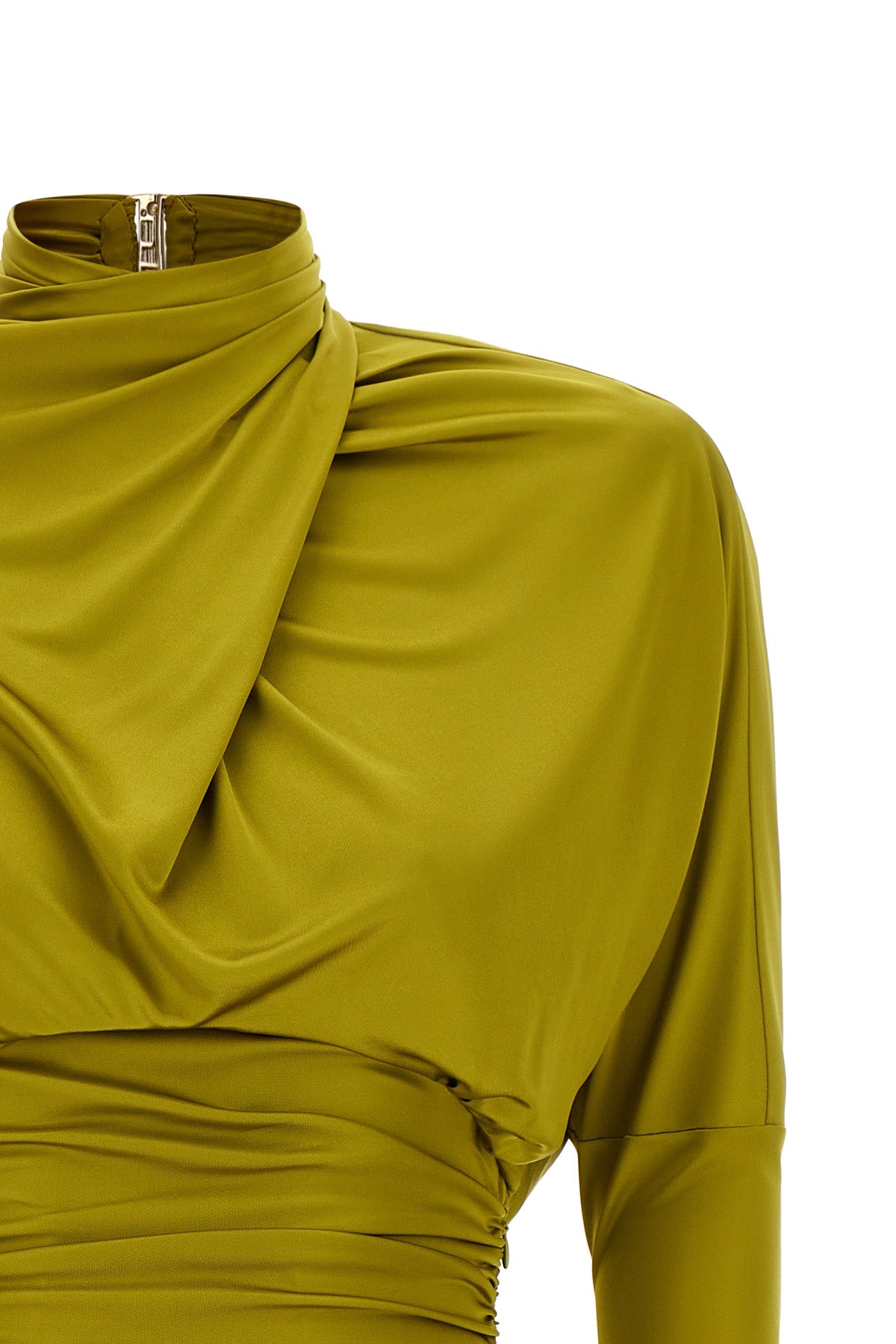 the balmain mini dress redefines the codes of sartorial seduction through a scul