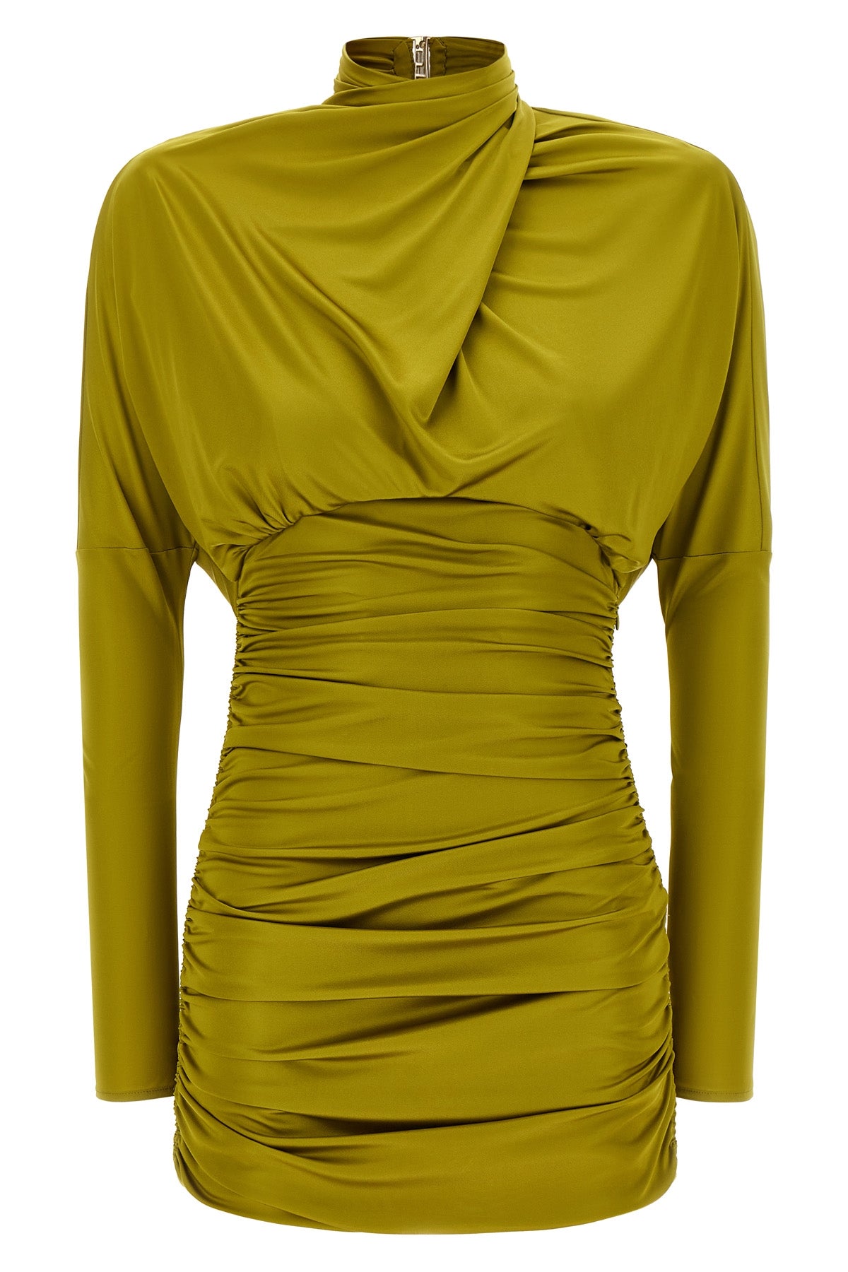 the balmain mini dress redefines the codes of sartorial seduction through a scul