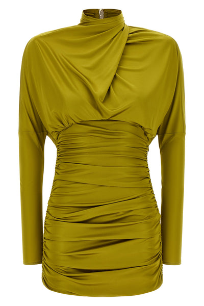 the balmain mini dress redefines the codes of sartorial seduction through a scul