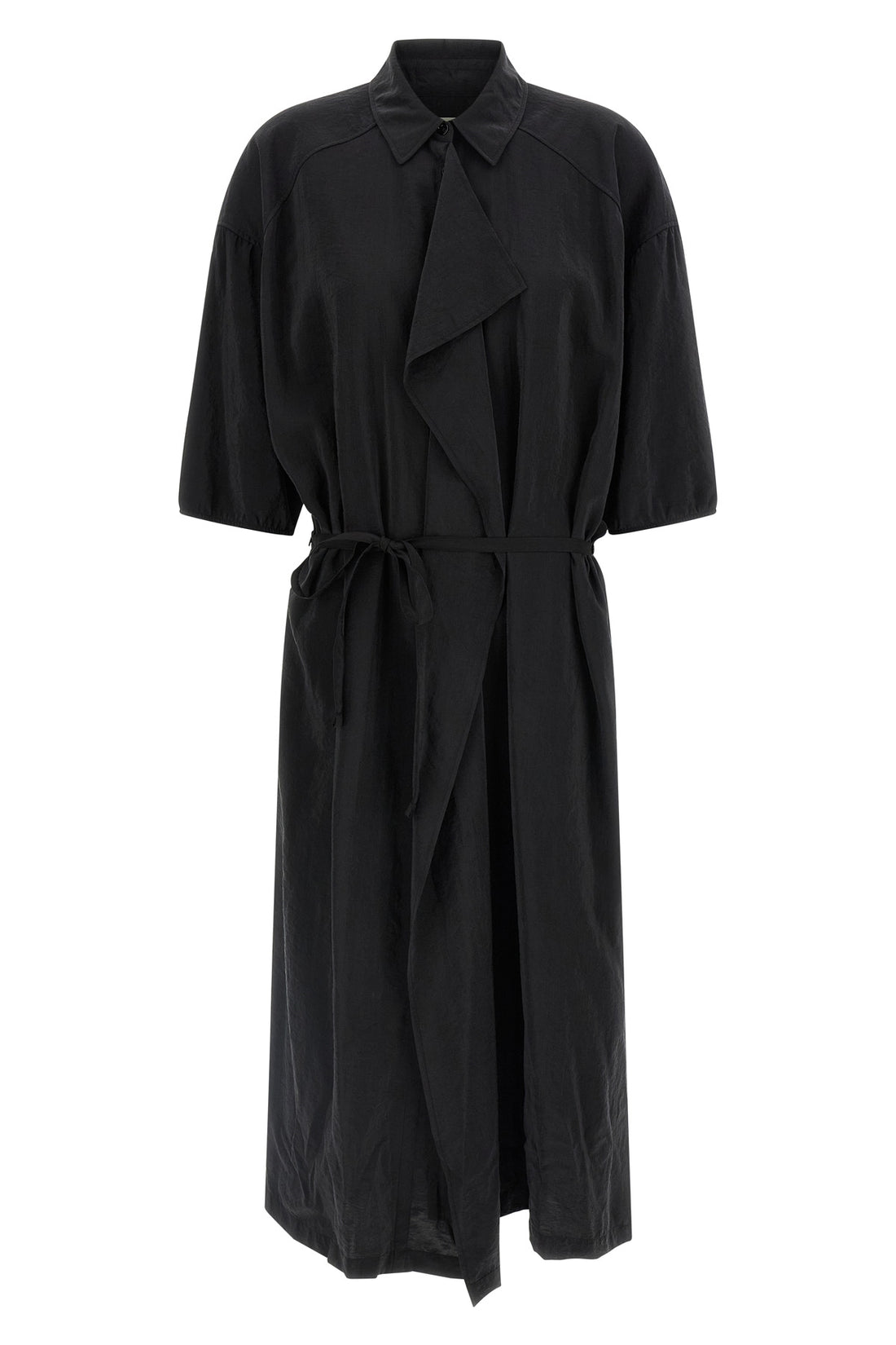 LEMAIRE 38 asymmetrical shirt dress dry silk dress