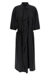 asymmetrical shirt dress dry silk dress