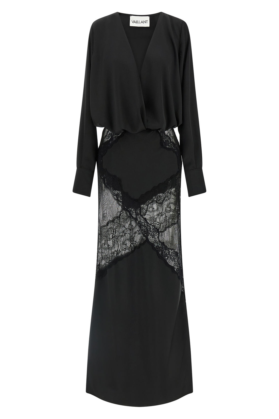 VAILLANT 38 long bolero dress in polyester satin fluid