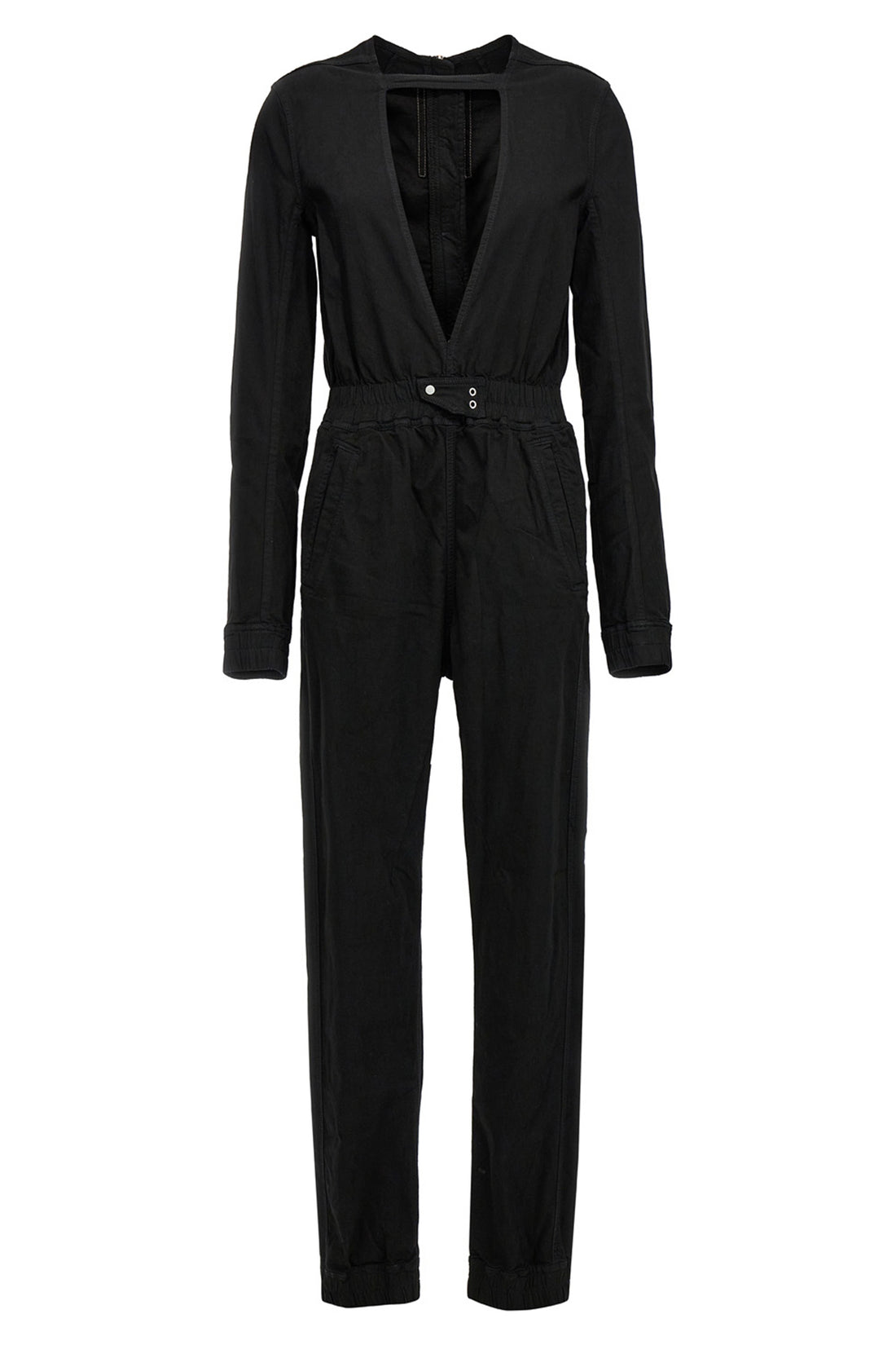 DRKSHDW S eclipse bodybag one-piece coated canvas bodysuit