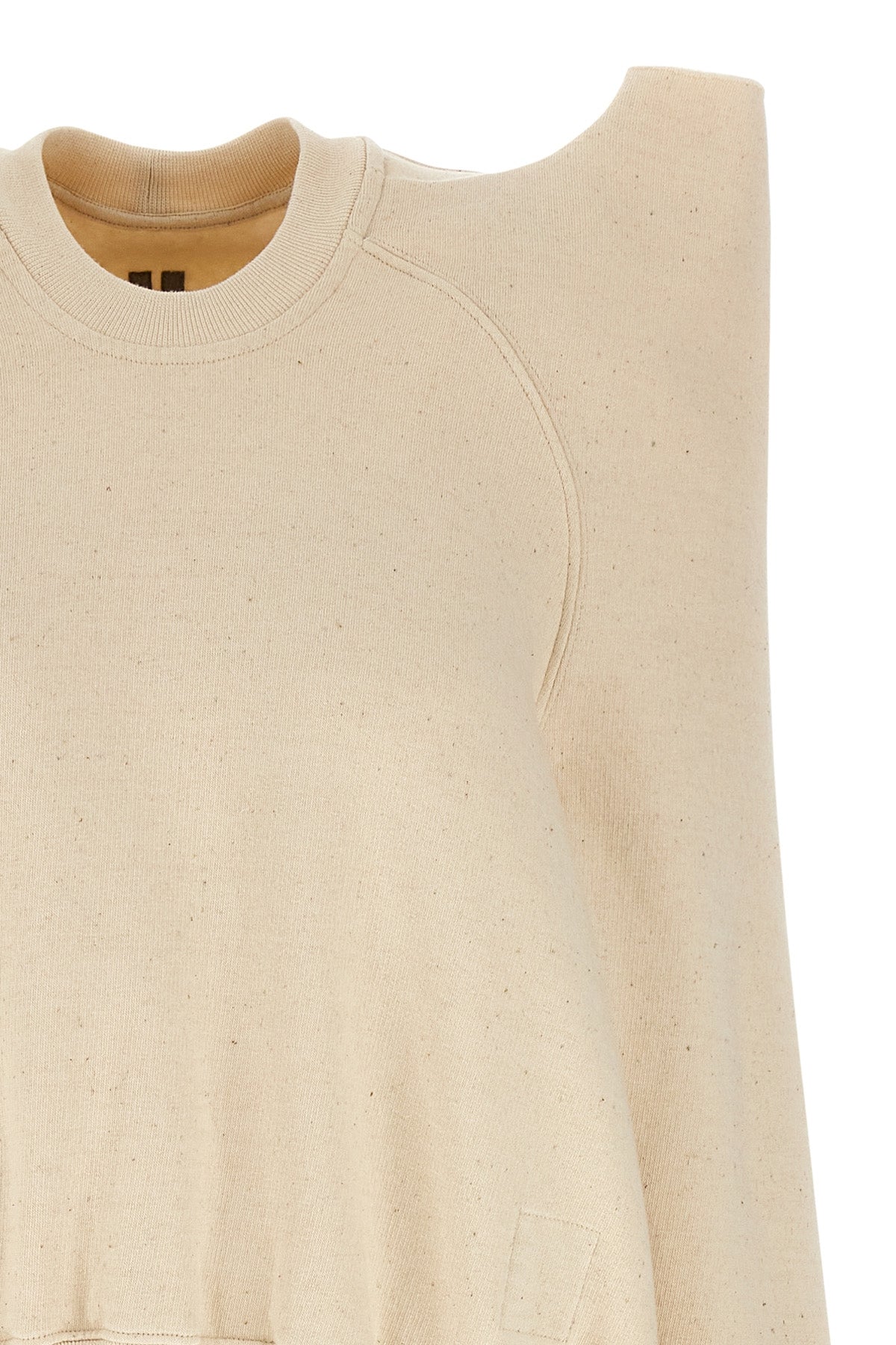 tecsweat sweatshirt in garment-dyed cotton jersey