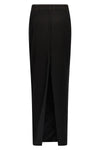 pull on pillar skirt in lightweight cotton jersey