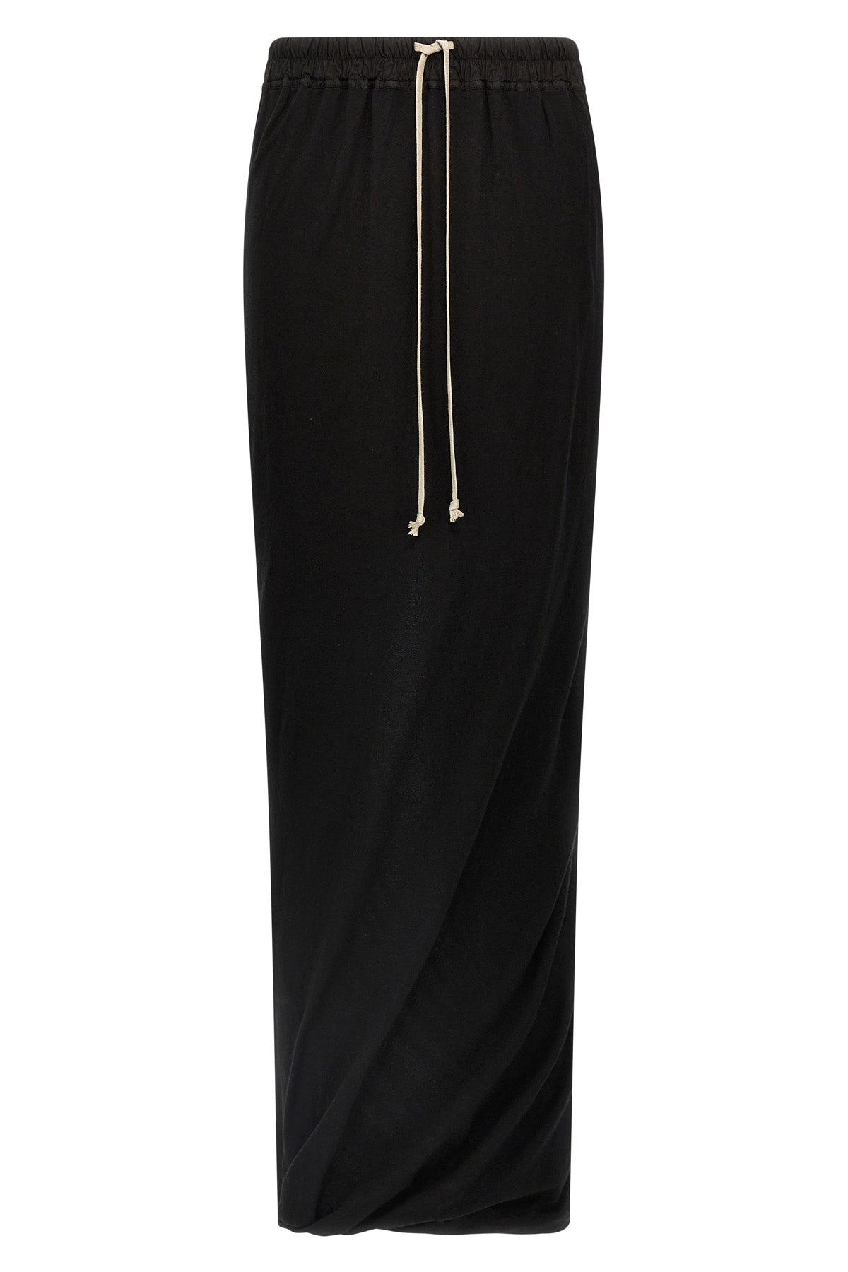 pull on pillar skirt in lightweight cotton jersey