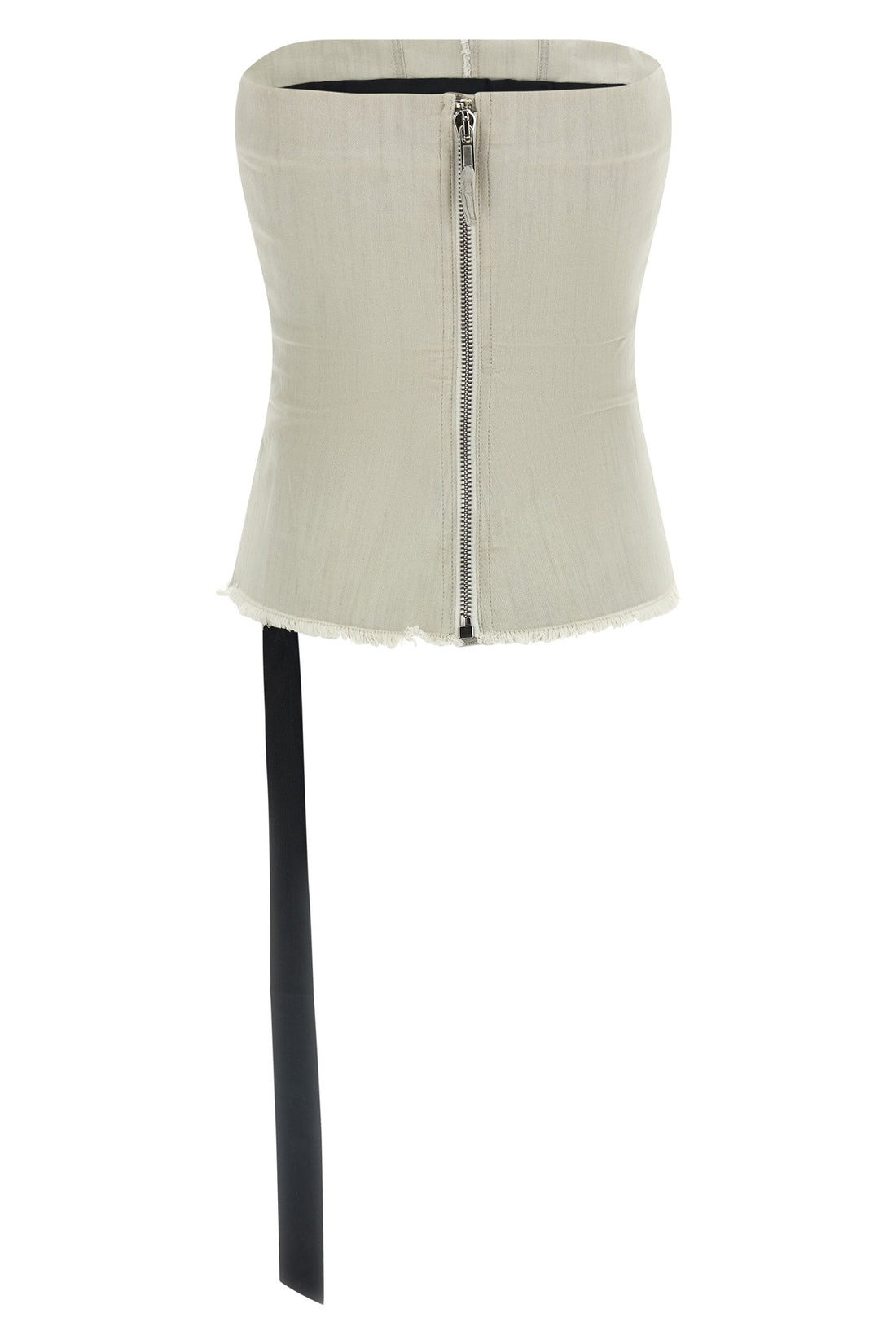DRKSHDW M garment-dyed cotton denim top