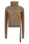 mountain sweat cropped cotton fleece sweatshirt