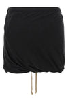 buds double cotton shorts to create draping