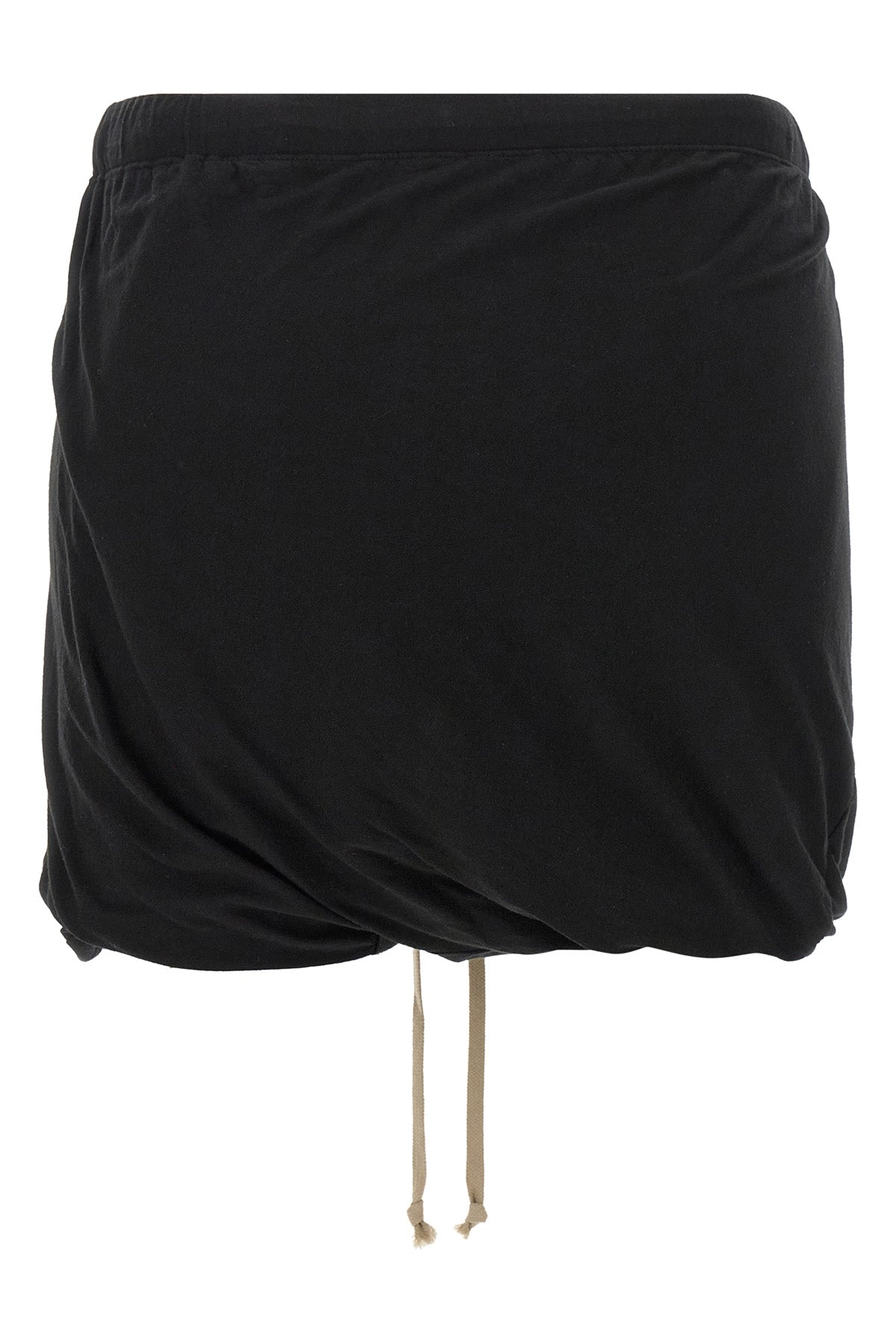 buds double cotton shorts to create draping