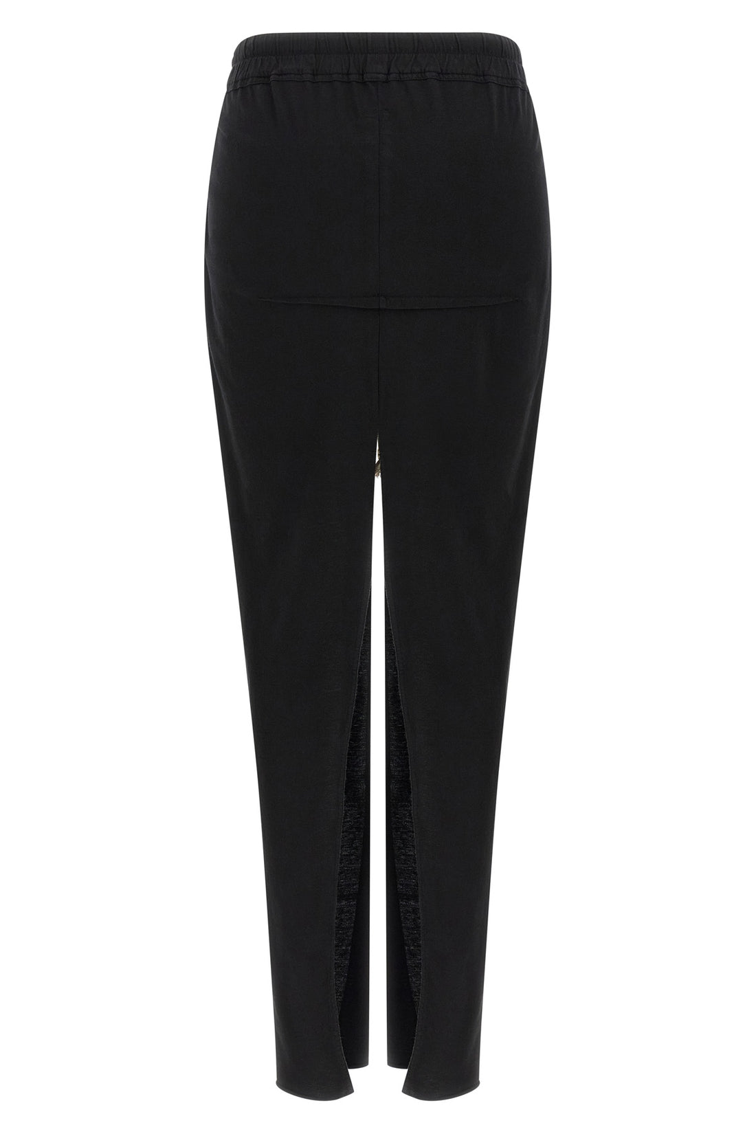 DRKSHDW M pull on sliced pillar long skirt in garment-dyed medium-weight cotton jersey