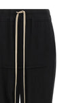 pull on sliced pillar long skirt in garment-dyed medium-weight cotton jersey