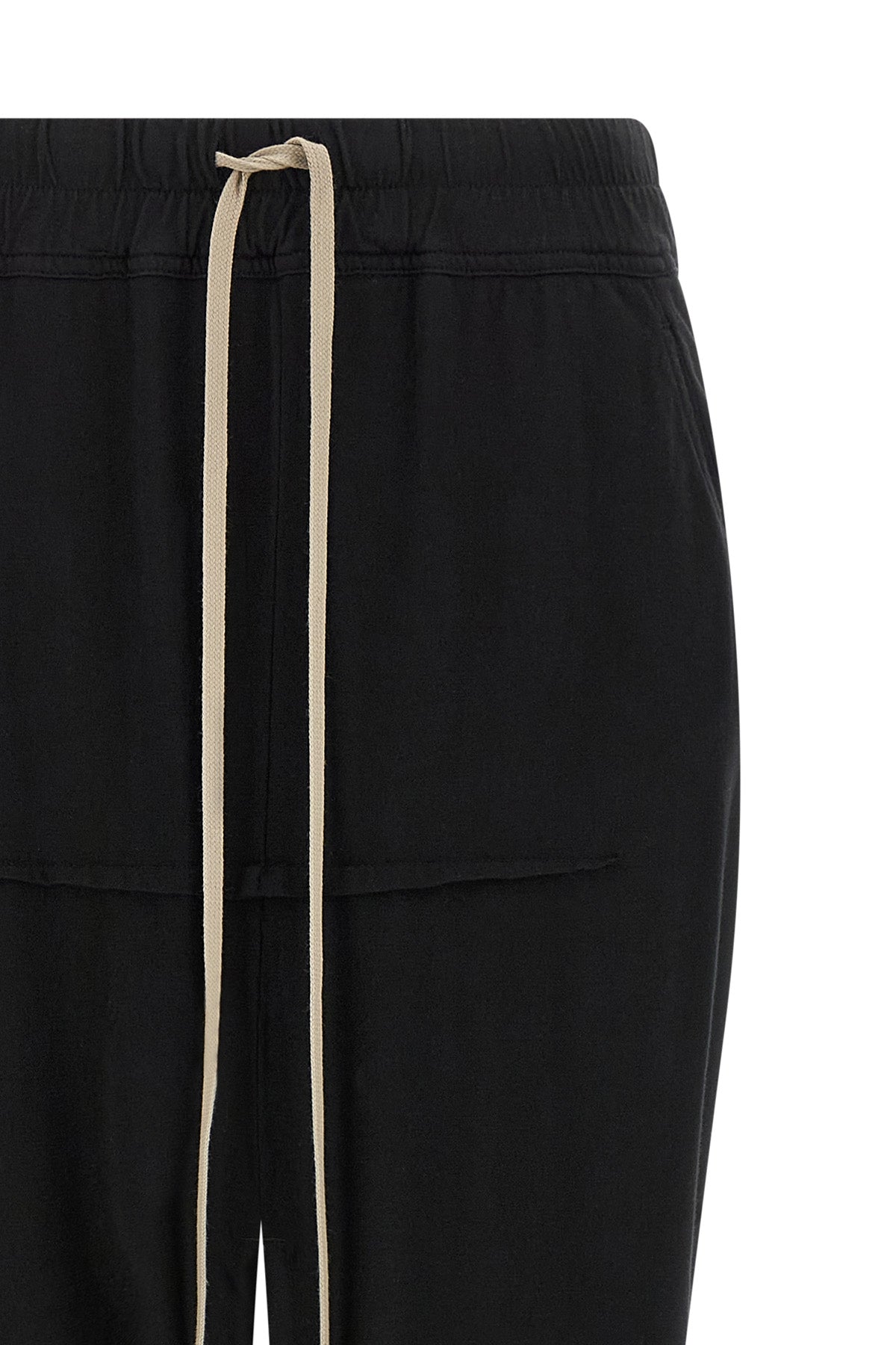 pull on sliced pillar long skirt in garment-dyed medium-weight cotton jersey