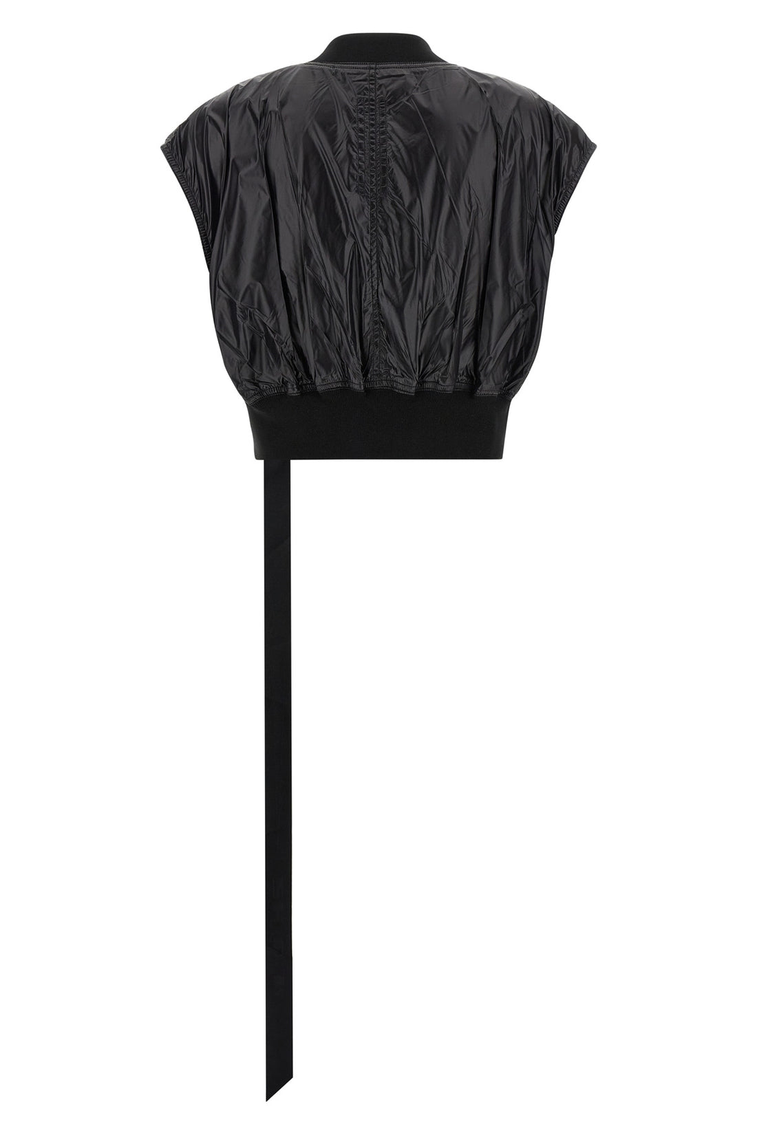 DRKSHDW M tatlin bomber vest in lightweight synthetic fabric