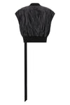 tatlin bomber vest in lightweight synthetic fabric