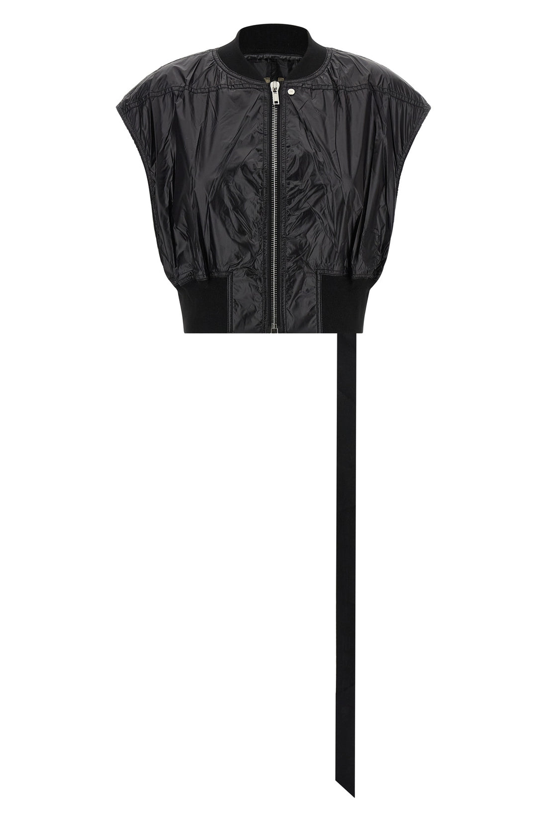 DRKSHDW M tatlin bomber vest in lightweight synthetic fabric