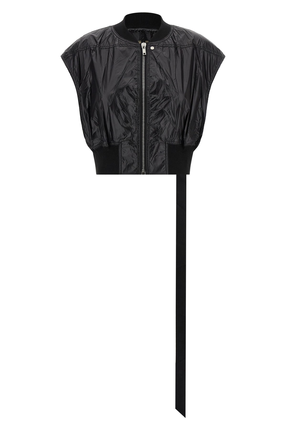 tatlin bomber vest in lightweight synthetic fabric