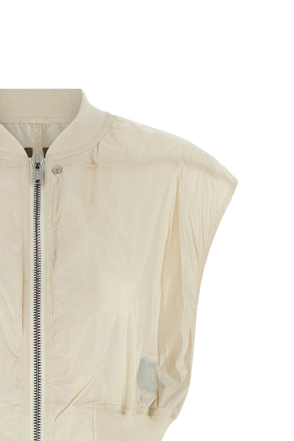 tatlin bomber vest in lightweight synthetic fabric