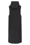 padded nylon long vest