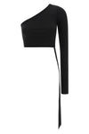 the one-shoulder top drkshdw ziggy redefines the volumes of the contemporary w