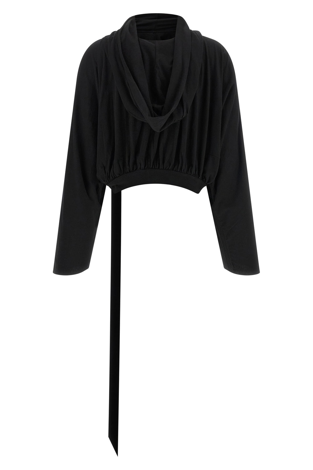 DRKSHDW OS the drkshdw cropped hooded top redefines the casual outfit through a constructio