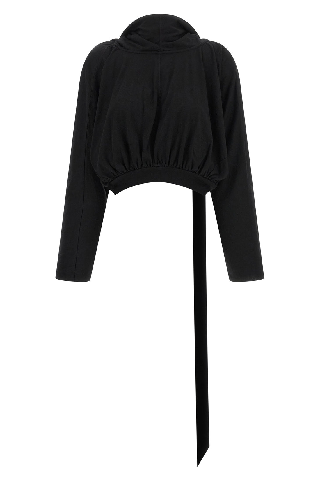 DRKSHDW OS the drkshdw cropped hooded top redefines the casual outfit through a constructio