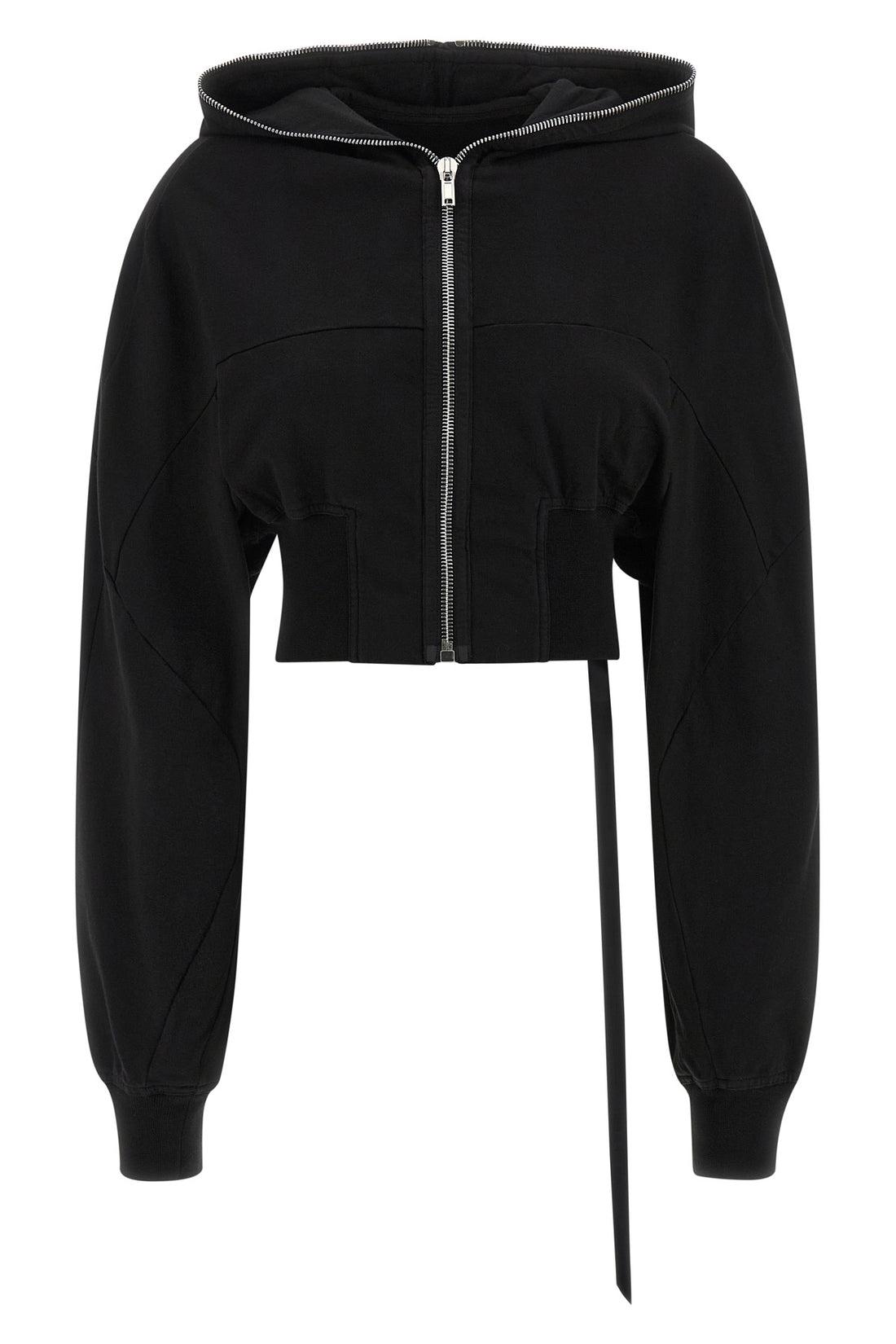 DRKSHDW M the drkshdw collage gimp hoodie redefines the volumes of sportswear through a br