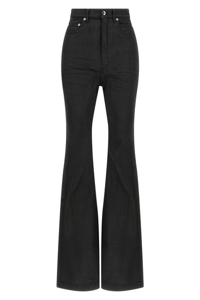 bolan bootcut drkshdw jeans redefine casual dress codes through rigorous const