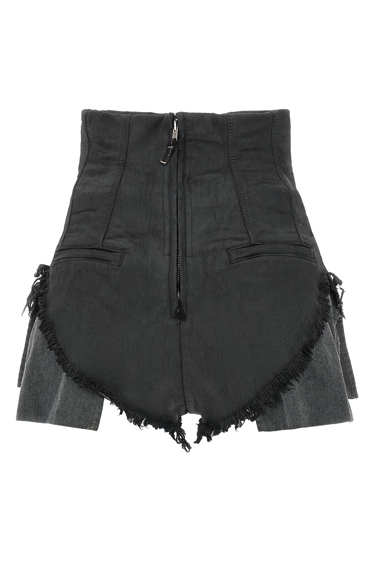 the shorts drkshdw dirt cutoffs redefine the proportions of denim through a de