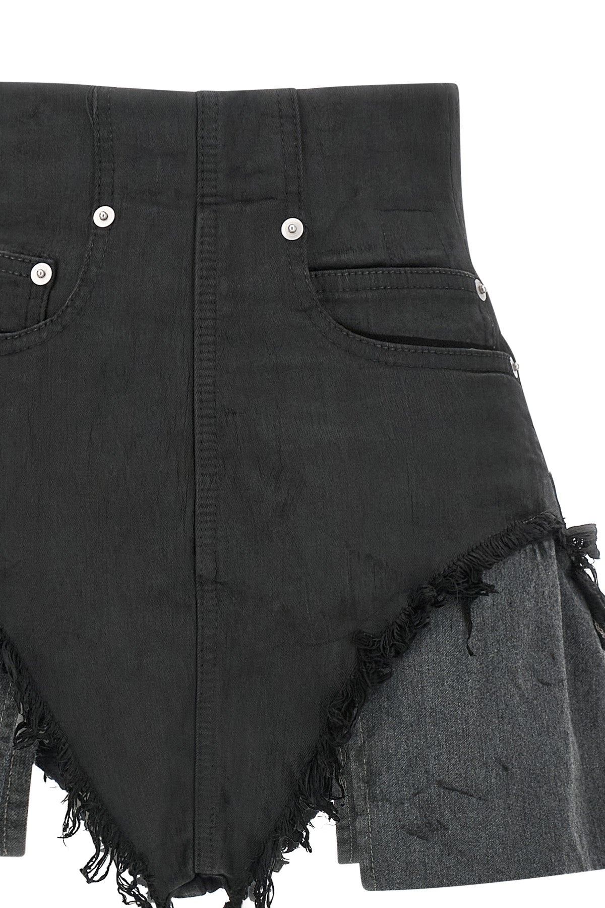 the shorts drkshdw dirt cutoffs redefine the proportions of denim through a de