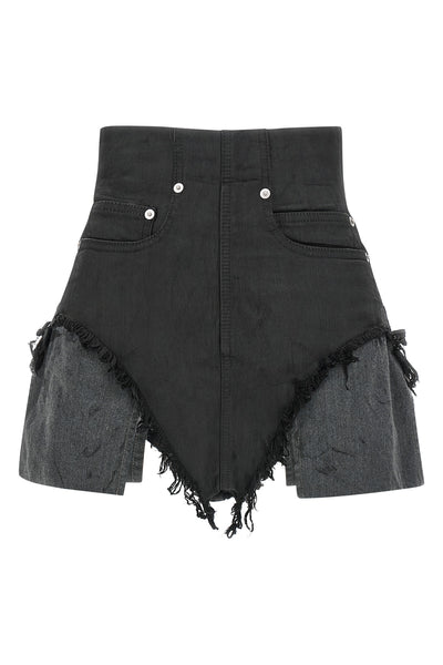 the shorts drkshdw dirt cutoffs redefine the proportions of denim through a de