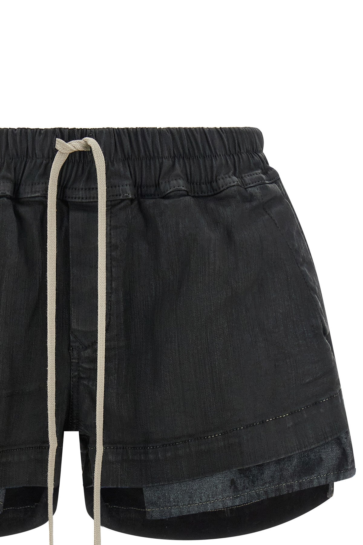 the shorts drkshdw fog boxers redefine casual codes through a structured denim