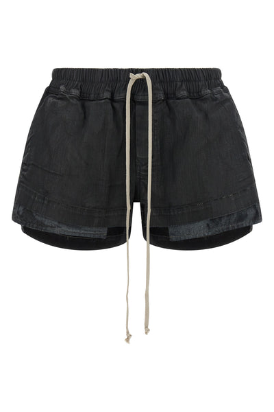 the shorts drkshdw fog boxers redefine casual codes through a structured denim