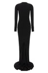 the simple edfu gown drkshdw maxi dress redefines knitwear codes through a sculp