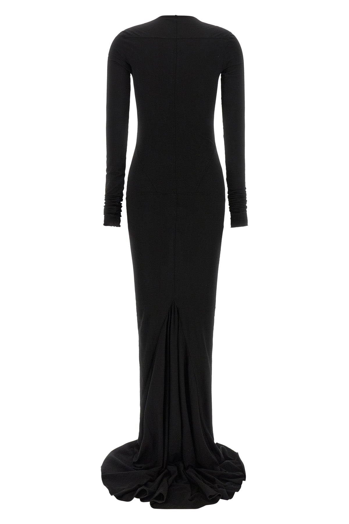 the simple edfu gown drkshdw maxi dress redefines knitwear codes through a sculp
