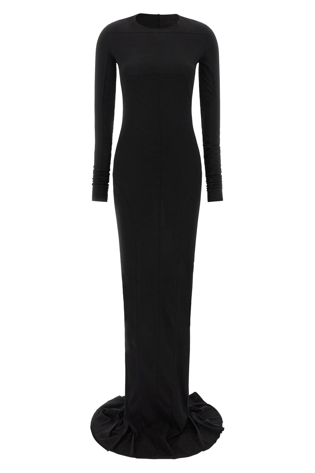 DRKSHDW S the simple edfu gown drkshdw maxi dress redefines knitwear codes through a sculp