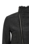 the naska gary drkshdw denim jacket redefines sartorial volumes through a tigh