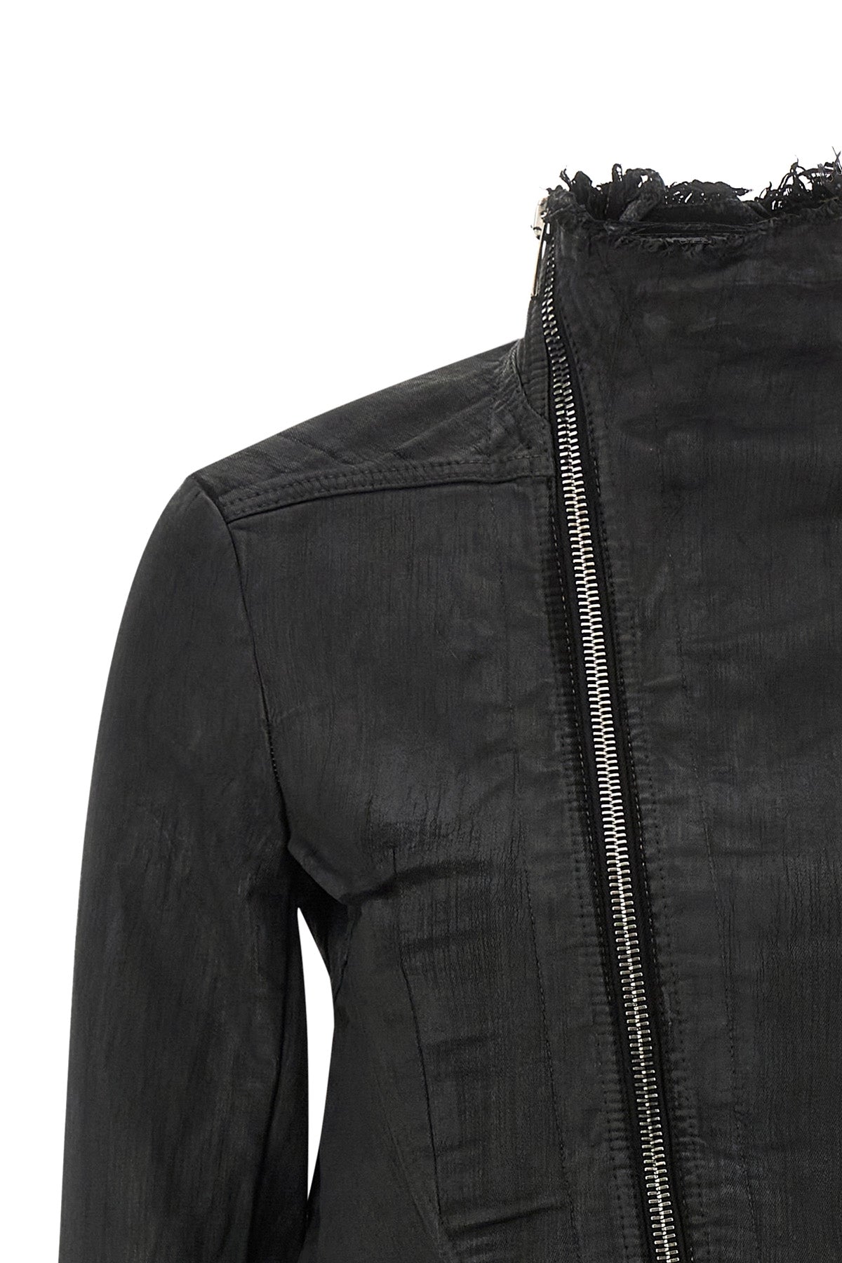 the naska gary drkshdw denim jacket redefines sartorial volumes through a tigh