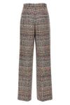 bouclé wool blend pants