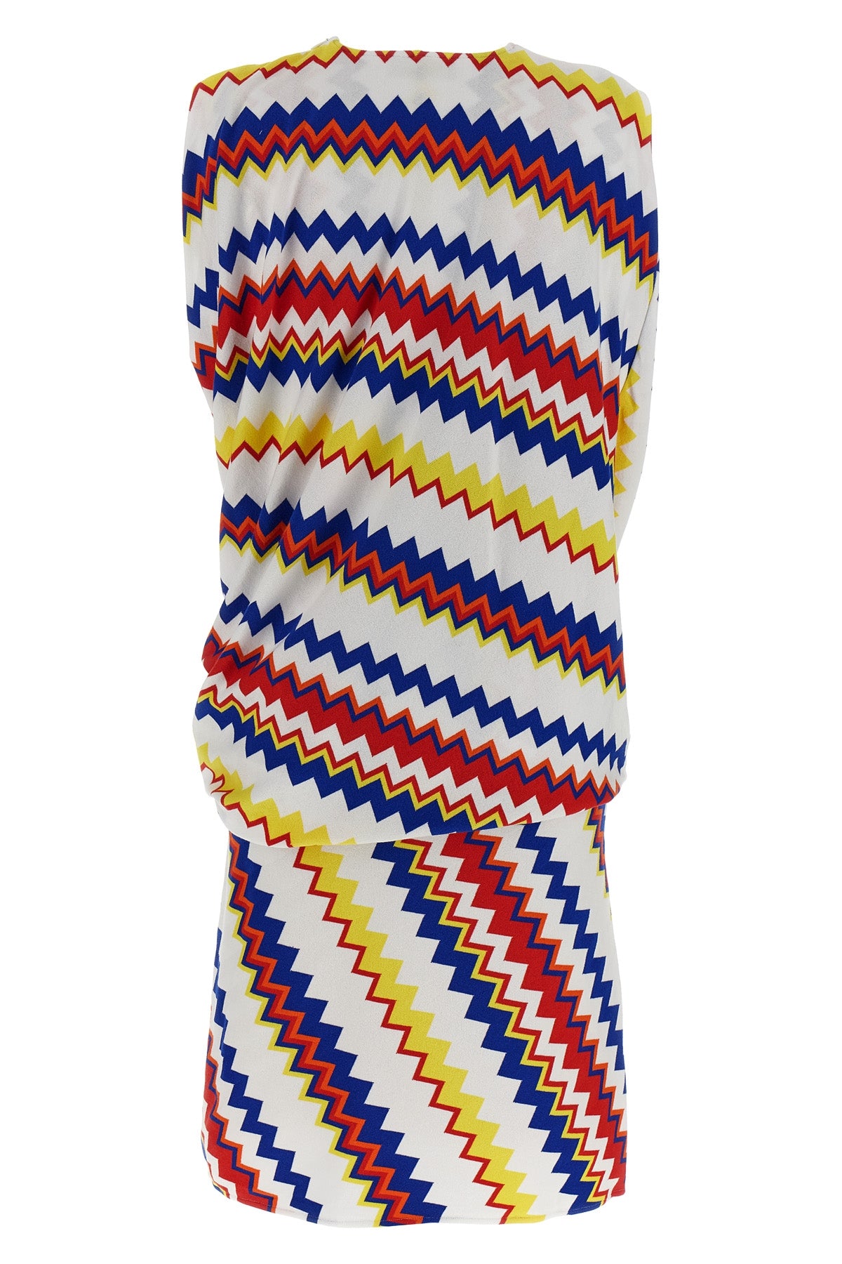 sleeveless minidress in viscose blend