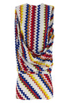sleeveless minidress in viscose blend