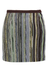 mini skirt in viscose blend
