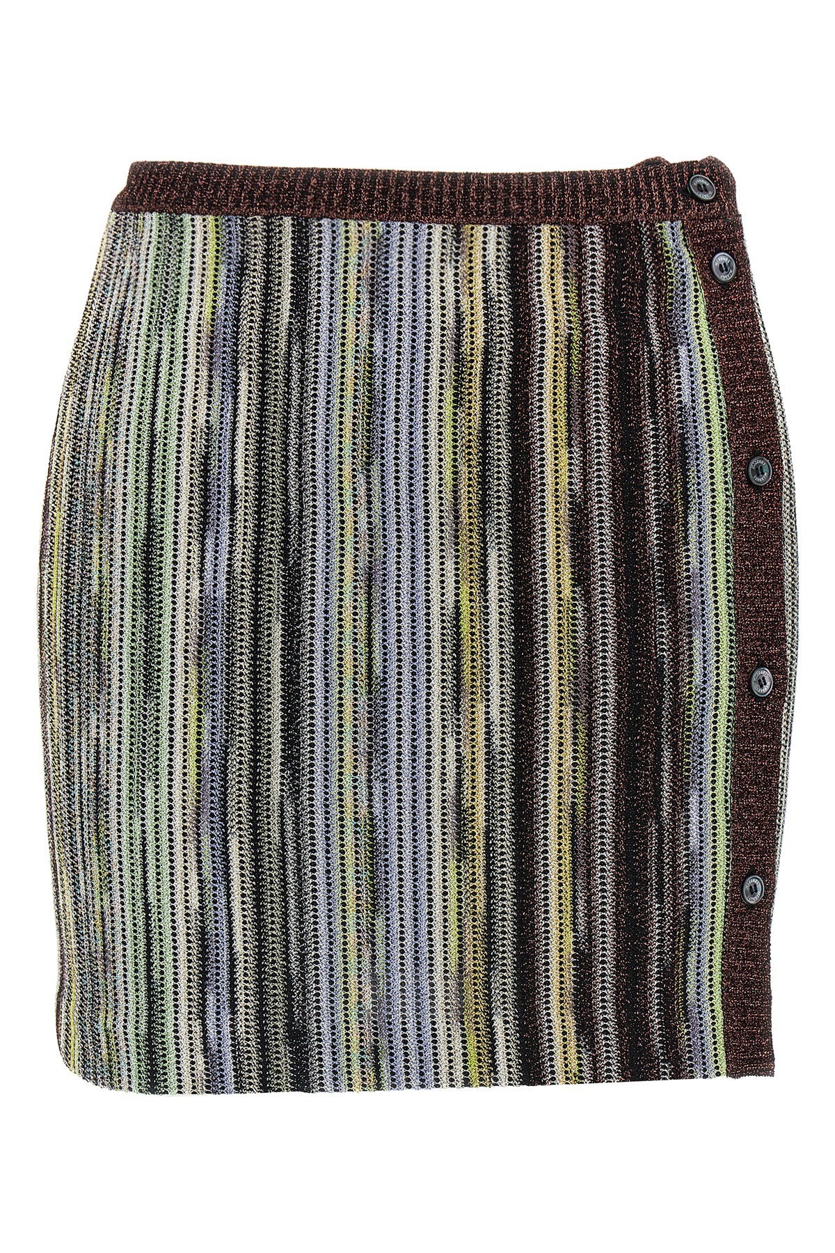 mini skirt in viscose blend