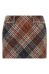 mini skirt in wool