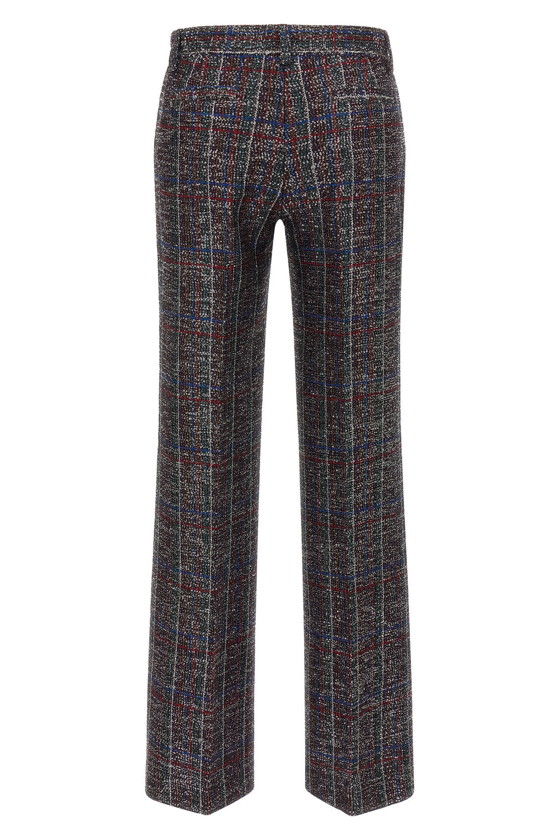 MISSONI 46 tartan patterned viscose blend pants